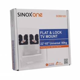  Sinox One SOB0105 Tv vægbeslag. Sort TV størrelse: 22"- 65"