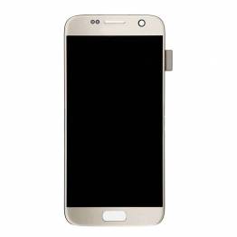 Samsung Galaxy S7 skærm sølv. Original