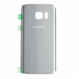 Samsung Galaxy S7 bagplade sølv
