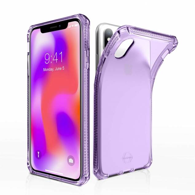 ITSKINS Cover til iPhone Xs Max Gennemsigtigt Lilla