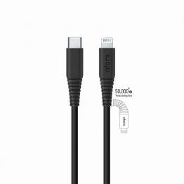  Zikko afans USB-C til Lightning kabel MFi 1,5m sort