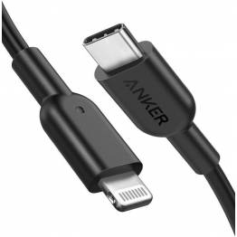  Anker PowerLine USB-C til Lightning kabel 0,9m
