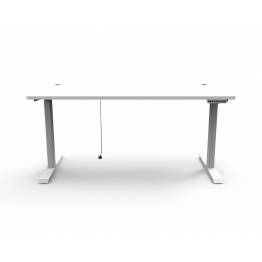  Nordic Office FlexiDesk Home hæve sænke bord hvid 120x60cm