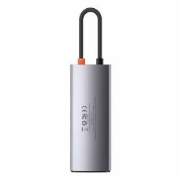  Baseus USB-C 6-i-1 hub, 3xUSB 3.0, HDMI, 100W PD og netværk