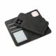 Smart 2-i-1 iPhone 12/12 Pro cover m. magnet i kunstlæder - 3 farver