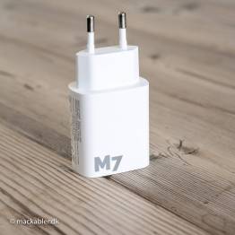  M7 iPhone/iPad USB oplader USB og USB-C 20W