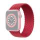 Apple Watch flettet rem 42/44 mm - Small - rød