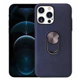 Smart iPhone 13 Pro cover 6,1" med 360° stand og magnet - Blå