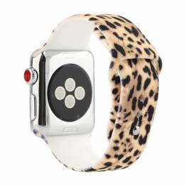  Apple Watch rem i silikone 38/40/41mm - Leopard pels print