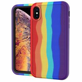 iPhone XR silikone cover 6,1" - Rainbow