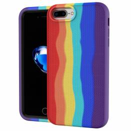 iPhone 7/8/SE 2020 silikone cover 4,7" - Rainbow