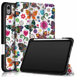 iPad Mini 6 Smart Cover med klap - Sommerfugle og blomster
