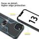 Magnetisk iPhone 13 håndværker cover 6,1" m kickstand - Sort/blå