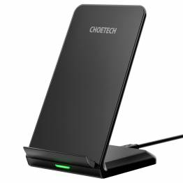  Choetech 15W Qi trådløs oplader stander til 2 positioner - Sort