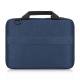 HAWEEL 14" MacBook taske med praktisk tilbehørs-rum og bærerem - Blå