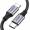 Ugreen USB-C kabel 60W PD QC3.0 Zinc Alloy 1m - Sort