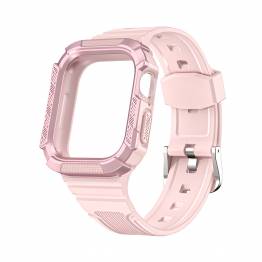 Rem og cover i ét til Apple Watch 40/41mm - Pink/Rose Pink