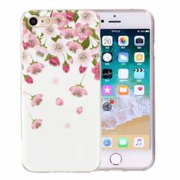  iPhone 7/8/SE 20/22 selvlysende cover - Kirsebærblomster