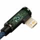 Legendary hårdført gamer USB-C til Lightning kabel m vinkel - 2m - Blå