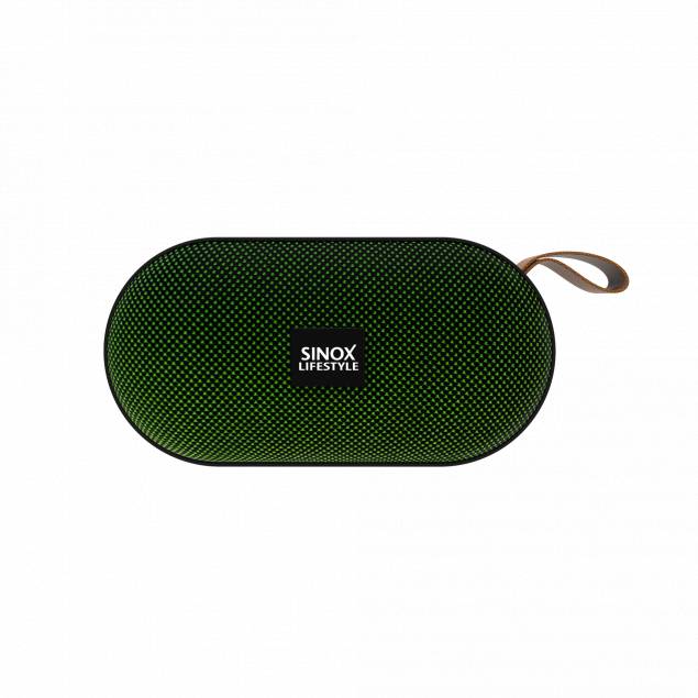 Sinox Lifestyle Travel Bluetooth højttaler med FM radio - Grøn