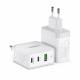 Duzzona T1 3-port 65W Mac, iPhone og iPa...