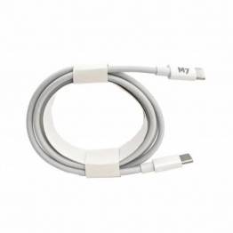  M7 USB-C oplader kabel på 2m 100W PD - Hvid