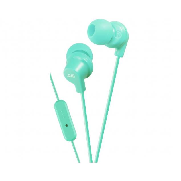 JVC in-ear høretelefoner med fjernbetjening og mikrofon - Mintgrøn