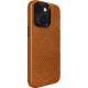 MOTIF iPhone 14 6.1" cover - Brun (Stripes)