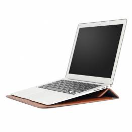  Ultra tyndt sleeve i kunstlæder til 15,4" MacBook - Brun