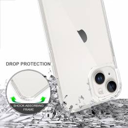  Beskyttende iPhone 15 Plus cover - Gennemsigtig