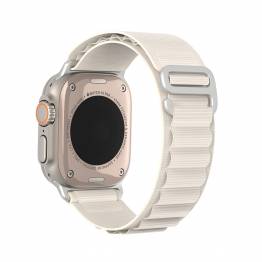  DUX DUCIS Apple Watch nylon Loop rem 38/40/41mm - Starlight hvid
