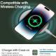 Silikone iPhone 12 cover med mikrofiber foring - Grøn