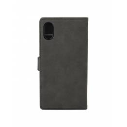 iPhone X/XS cover med kortholder - med Spænde Sort