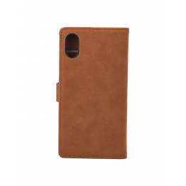 iPhone XS MAX cover med kortholder - med Spænde Brun