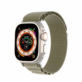 Apple Watch Ultra nylon Loop rem 42/44/45/49mm - Olivengrøn