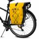 Vandtæt pannier sidetaske til cykel-bagagebærer - 25l - Gul