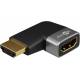 Goobay HDMI hun til HDMI han med 90 grader vinkel - Flad - 8K@60Hz