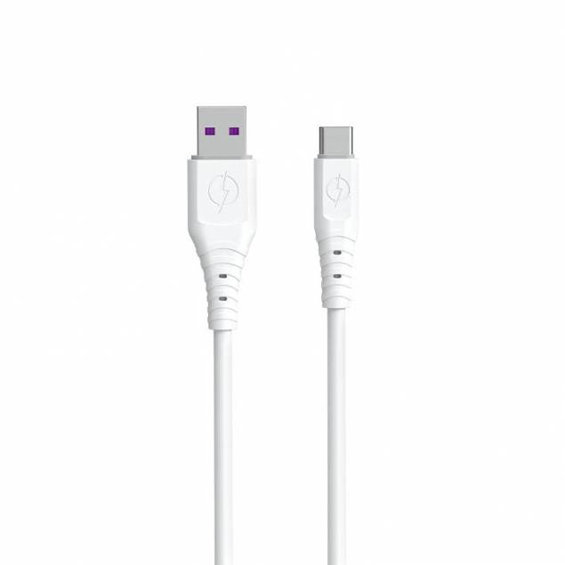 Dudao USB til USB-C PD opladnings- og datakabel - 1m - Hvid