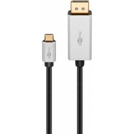 Goobay 8K/60Hz USB-C til Displayport kabel - 2m