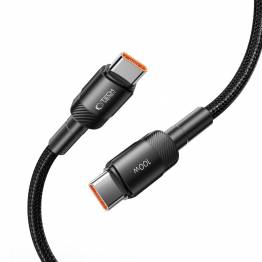  Tech-Protect UltraBoost Evo vævet USB-C kabel 100W PD opladningskabel - Sort - 3m