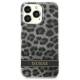 Guess GUHCP13LHSLEOK iPhone 13 Pro / 13 grå hardcase Leopard