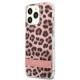 Guess GUHCP13LHSLEOP iPhone 13 Pro / 13 pink hardcase Leopard