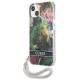 Guess GUHCP13MHFLSB iPhone 13 blå hardcase med blomsterstrop