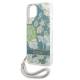 Guess GUHCP13MHFLSN iPhone 13 grøn hardcase med blomsterrem