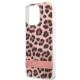 Guess GUHCP13XHSLEOP iPhone 13 Pro Max pink hardcase Leopard