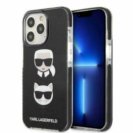 Karl Lagerfeld iPhone 13 Pro / 13 hardcase sort Karl&Choupette Head