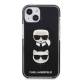 Karl Lagerfeld iPhone 13 hardcase sort Karl&Choupette Head