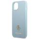 Guess iPhone 13 blå hardcase Saffiano 4G