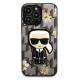 Karl Lagerfeld Flower Ikonik Karl cover til iPhone 13 Pro / iPhone 13 - grå