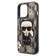 Karl Lagerfeld Flower Ikonik Karl cover til iPhone 13 Pro / iPhone 13 - grå